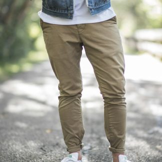 Idurgan Men's Straight Fit Chino Pants — Cotton Twill